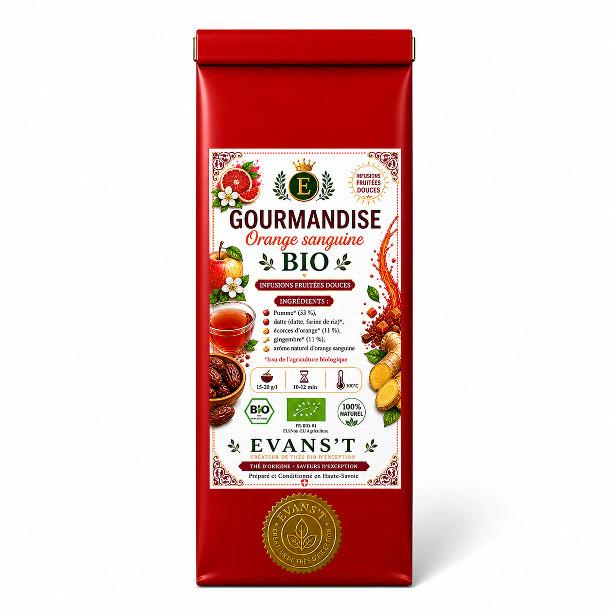 Gourmandise Orange Sanguine BIO